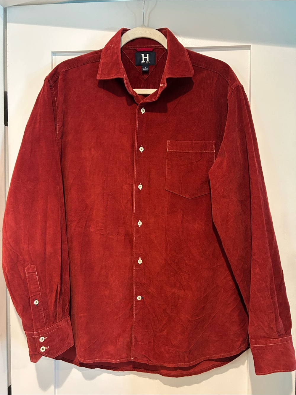 Hilfiger Vintage Y2k Corduroy Button-Down